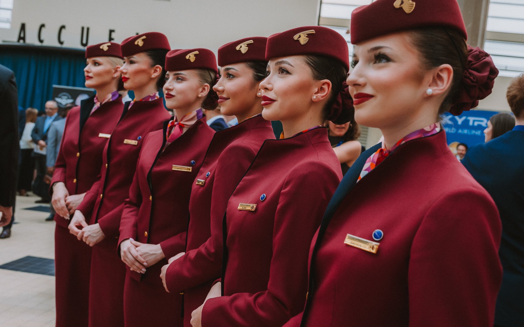Tripulación de Qatar Airways